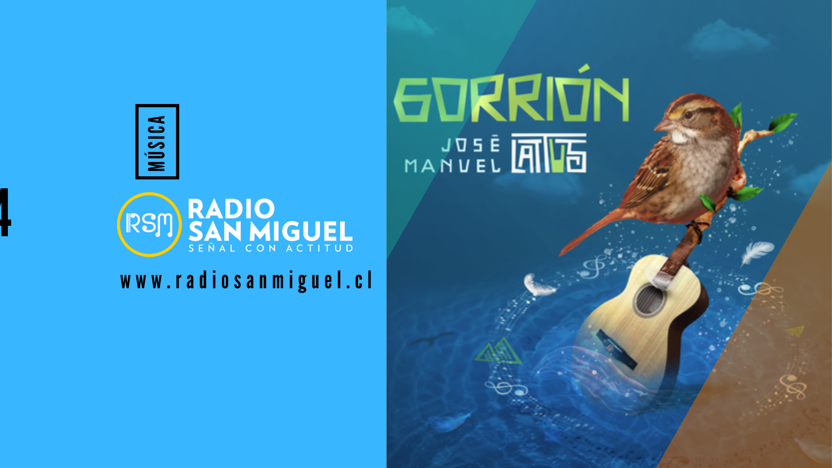 Cantautor chileno José Manuel Lattus graba en estudio de Silvio Rodríguez y lanza su nuevo single Gorrión