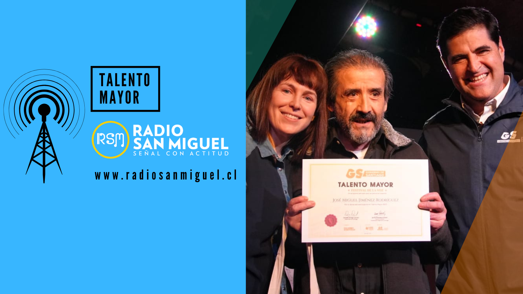 Vecino sanmiguelino semifinalista en Talento Mayor se presentará en el Teatro Teletón