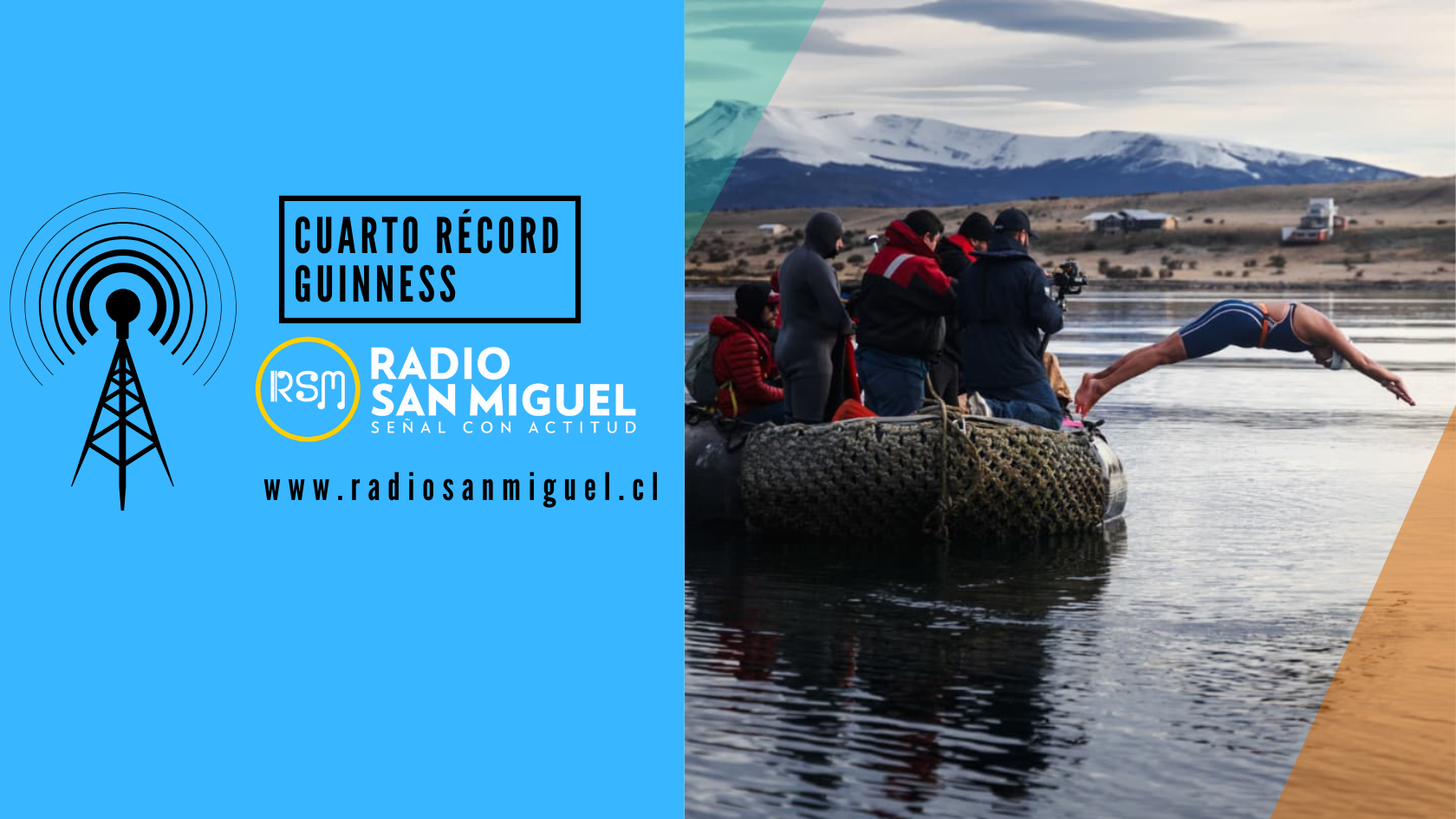 Bárbara Hernández “Sirena de Hielo” logra su cuarto récord Guinness: el nado más largo de la historia en las gélidas aguas de Puerto Natales