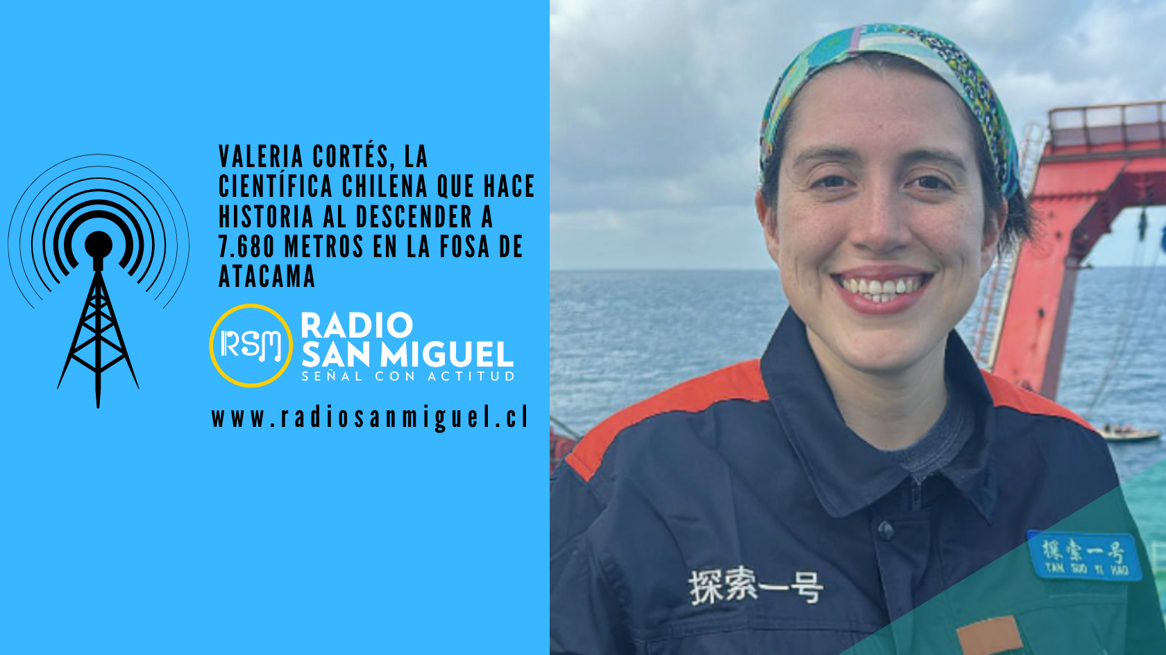 Desde Chile al fondo del océano: científica chilena hace historia en la Fosa de Atacama.