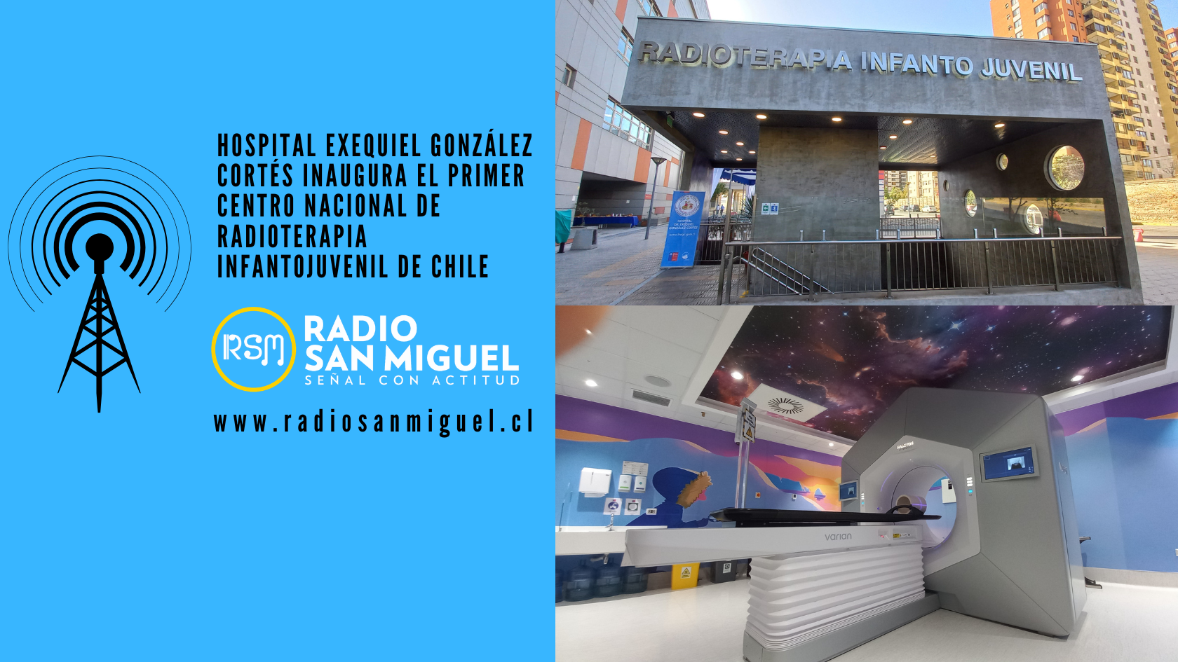 Histórico avance en salud pública: Hospital Exequiel González Cortés inaugura el primer Centro Nacional de Radioterapia Infantojuvenil de Chile.