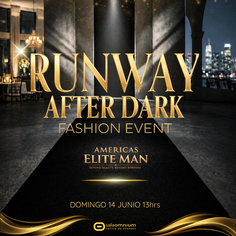 RUNWAY AFTER DARK: Moda, música y cultura urbana se toman SalaOmnium este 14 de junio