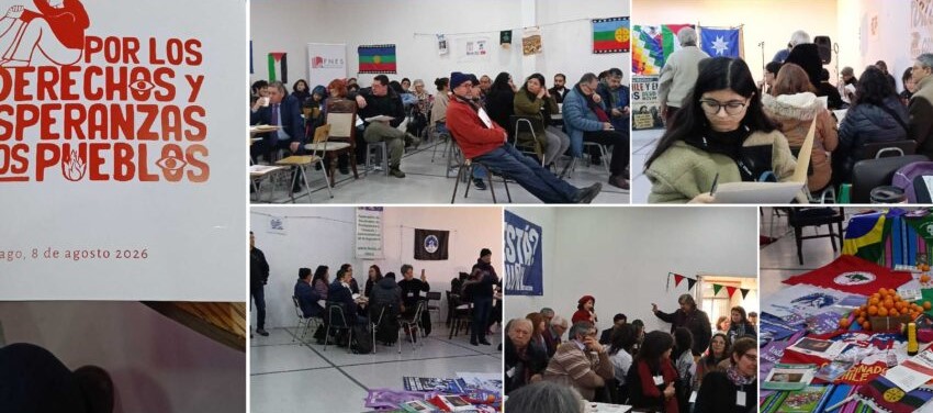 Más de 150 dirigentes se reunieron en Santiago para fortalecer la unidad y la organización popular por los derechos y las esperanzas de los pueblos.